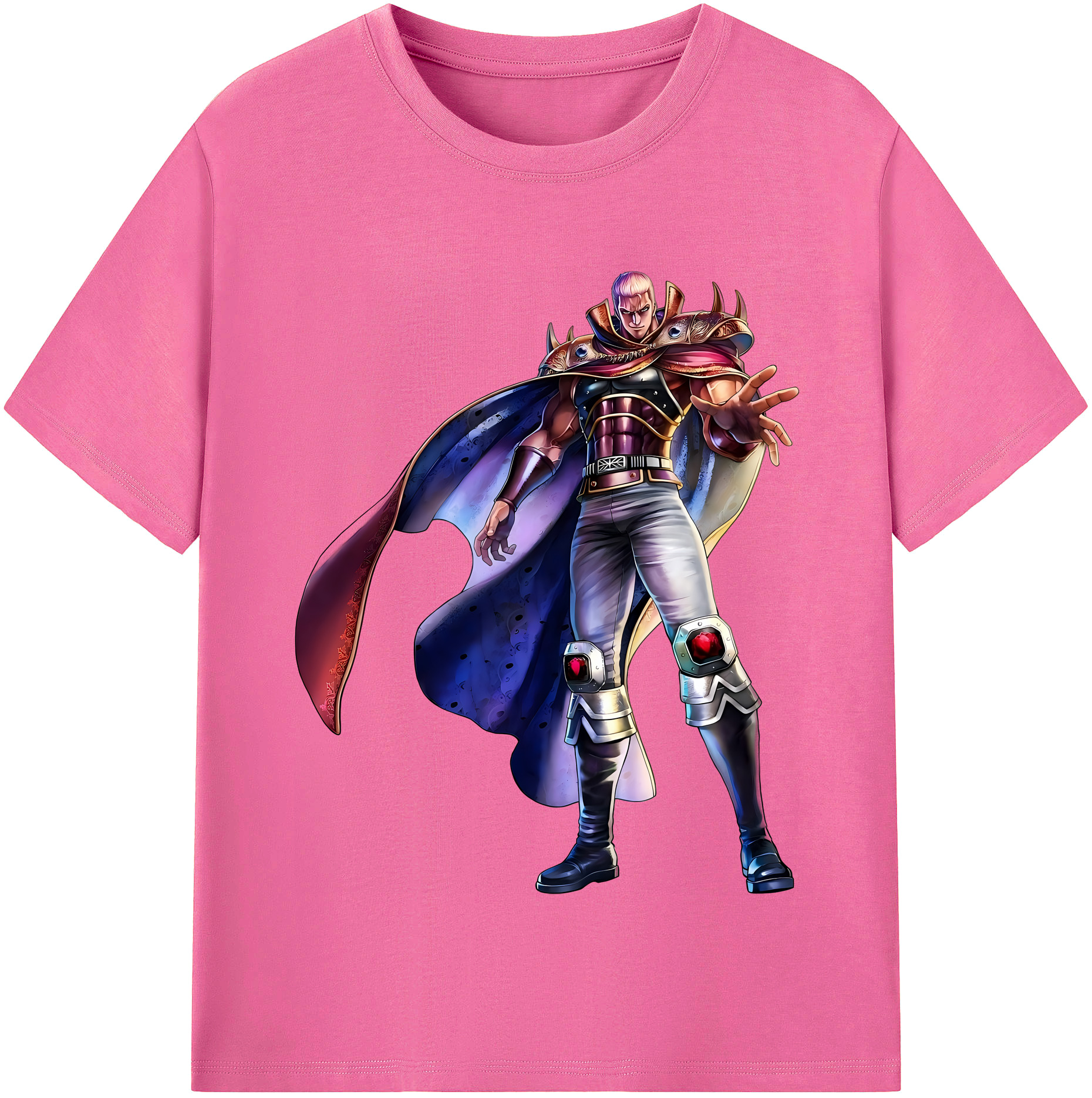 （画像用） 北斗の拳 Fist of the North Star レディースカジュアルプリントTシャツ（綿100％）